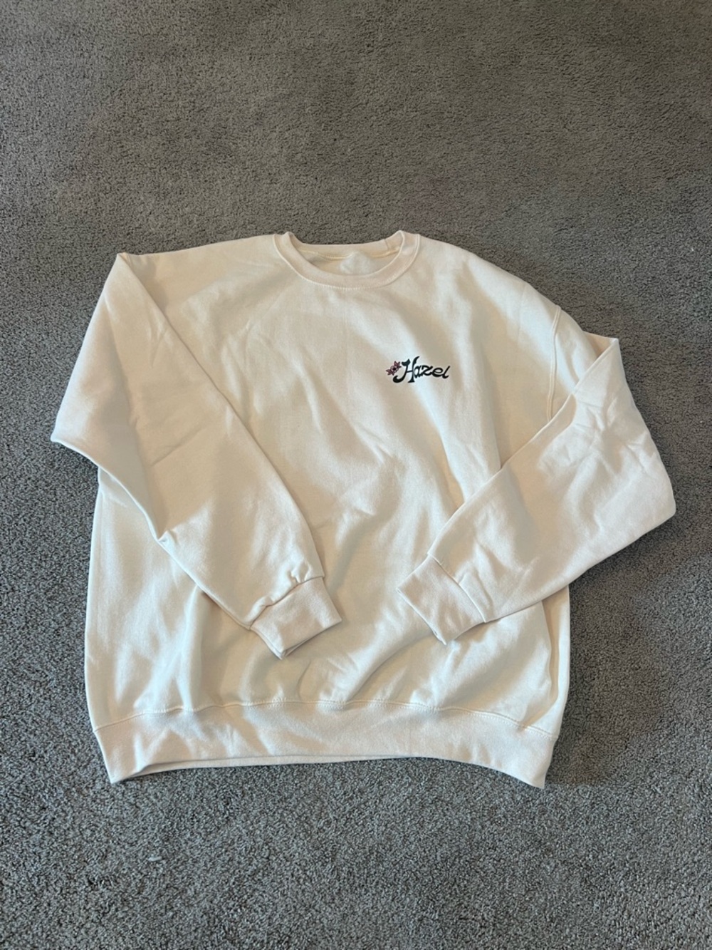 Hazel Cream Crewneck Sweatshirt